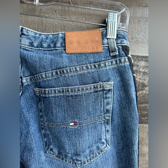 Women’s Vintage Tommy Hilfiger Star Side Aged Blue Low Rider Jeans Size 6 - Picture 5 of 7